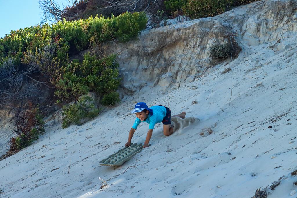 Sandy slopes at Boat Harbour