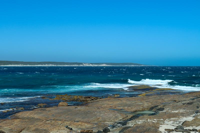 Rocky shore at Quagi beach