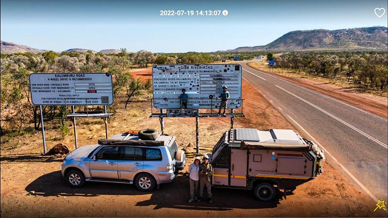The end of the Gibb River trip (the eastern side, near Kununurra)
