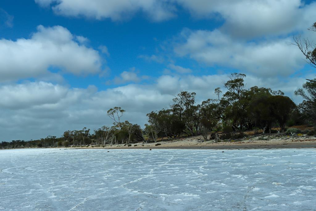 Lake Brown near Eaglestone Rock in the Wheatbelt