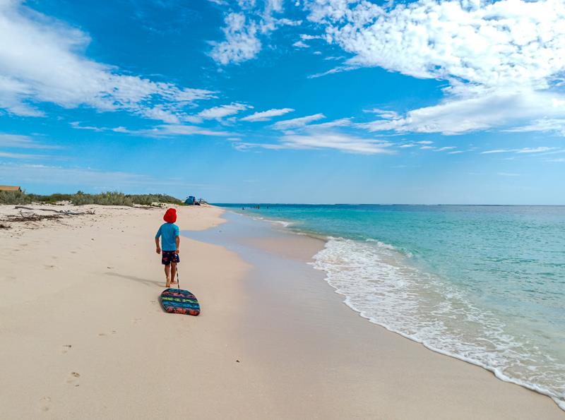 Beautiful beach at Cape Range National Park