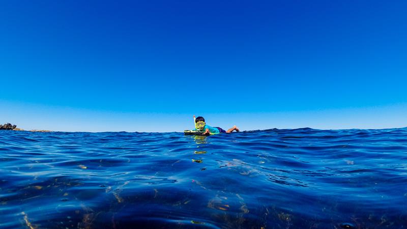 Child swimming at Cape Peron (Rockingham)