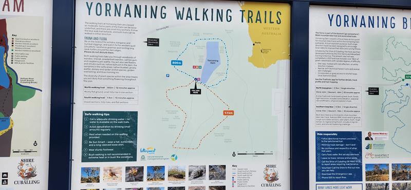 Map of Yornaning Dam