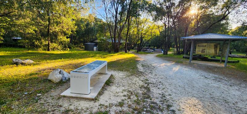 Charging station at Martins Tank campground