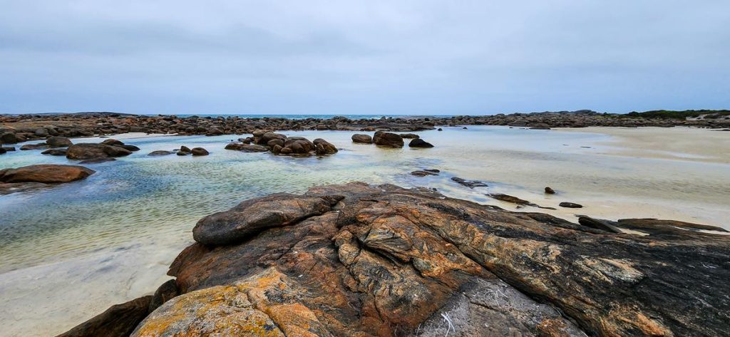 Rocky shore at Cape Arid