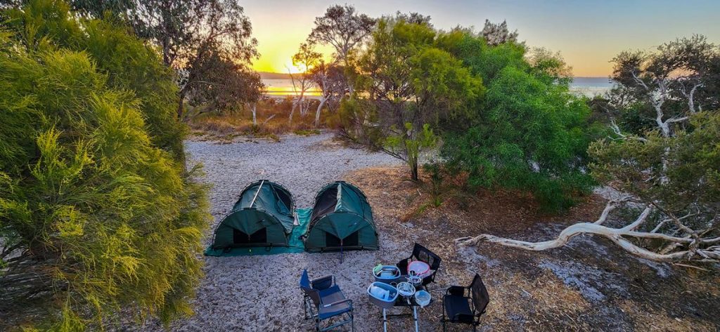 Sunset at Herron Point campground