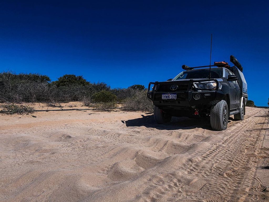 4WDriving on corrugated road