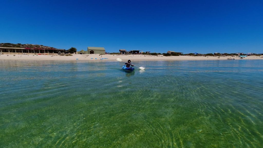 Kayaking at Dirk Hartog Island