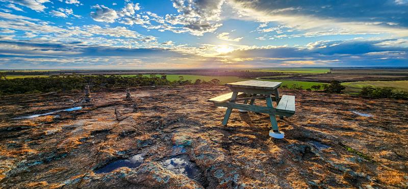 View from the top of Marshall Rock near Bencubbin