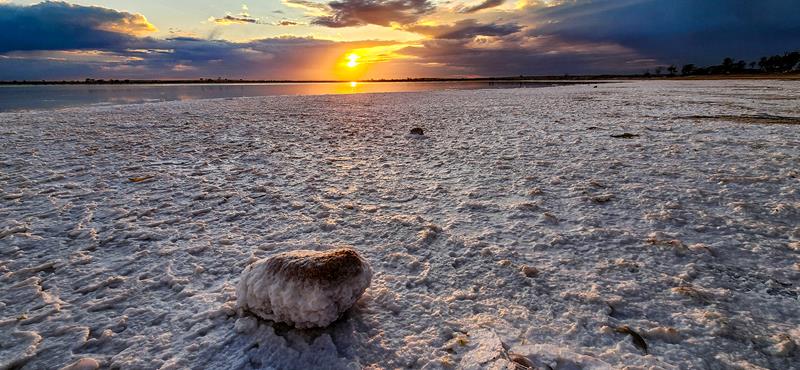 Sunrise over Baandee Lake