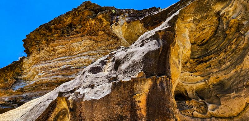 Wind-eroded cave in Blackheath, Blue Mountains, NSW