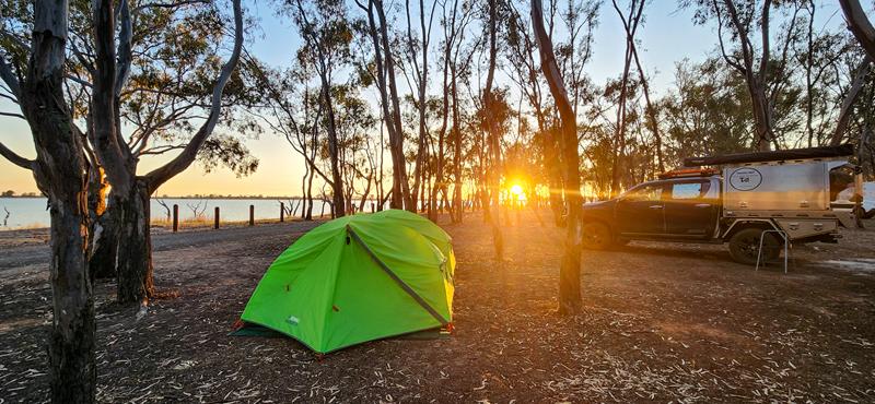 Camping at Taylors Lake