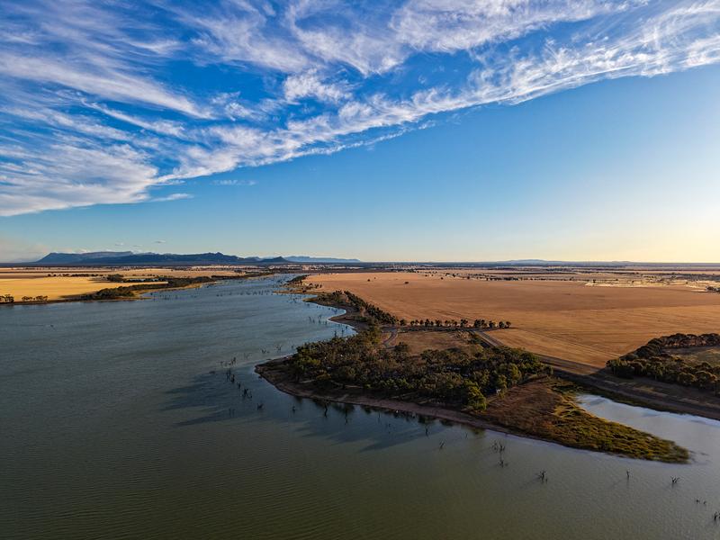 Aerial view of Taylors Lake