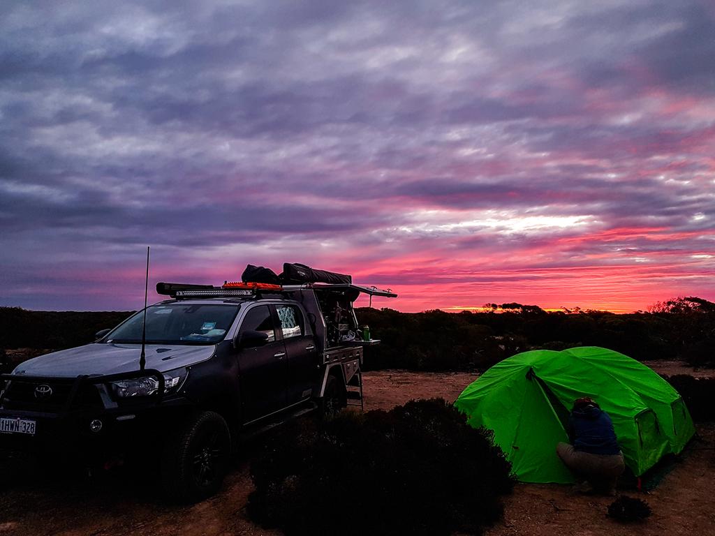 Camping on the Nullarbor