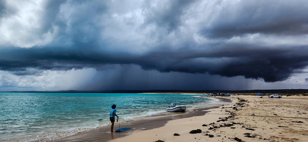 Storm at South Lefroy at Nyinggulara National Park