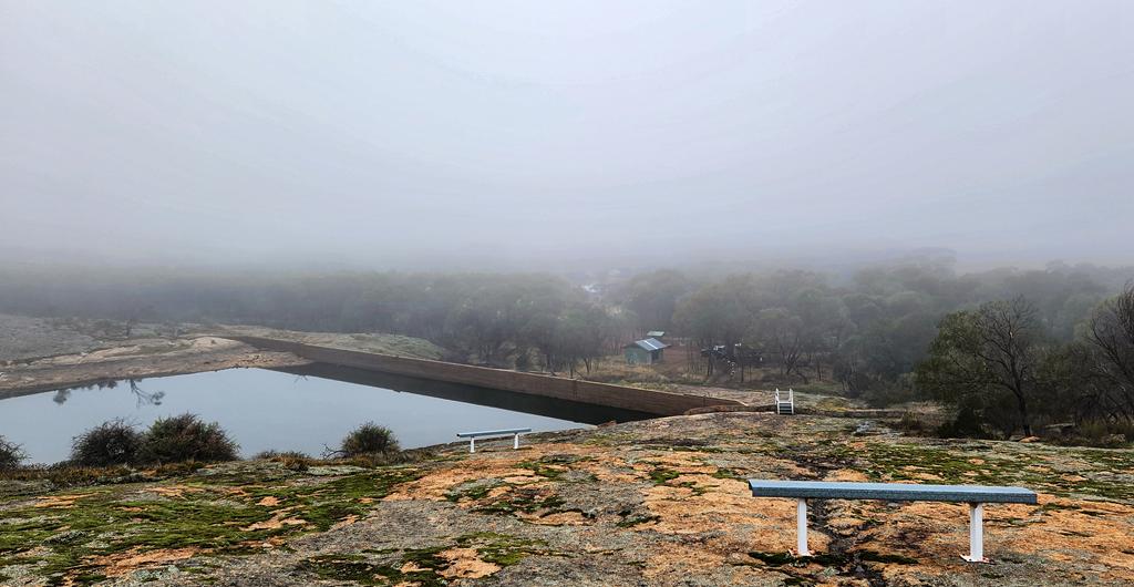 Walking around Toapin Weir