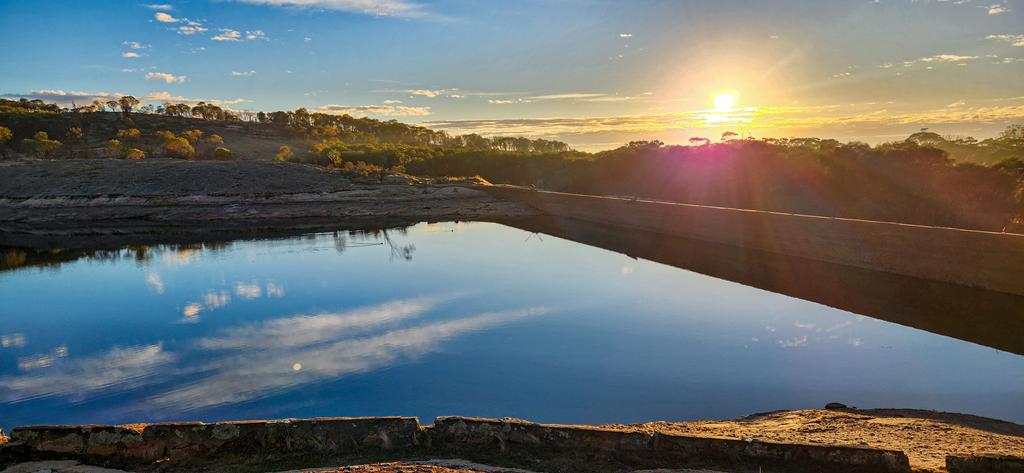 Sunrise over Toapin Weir