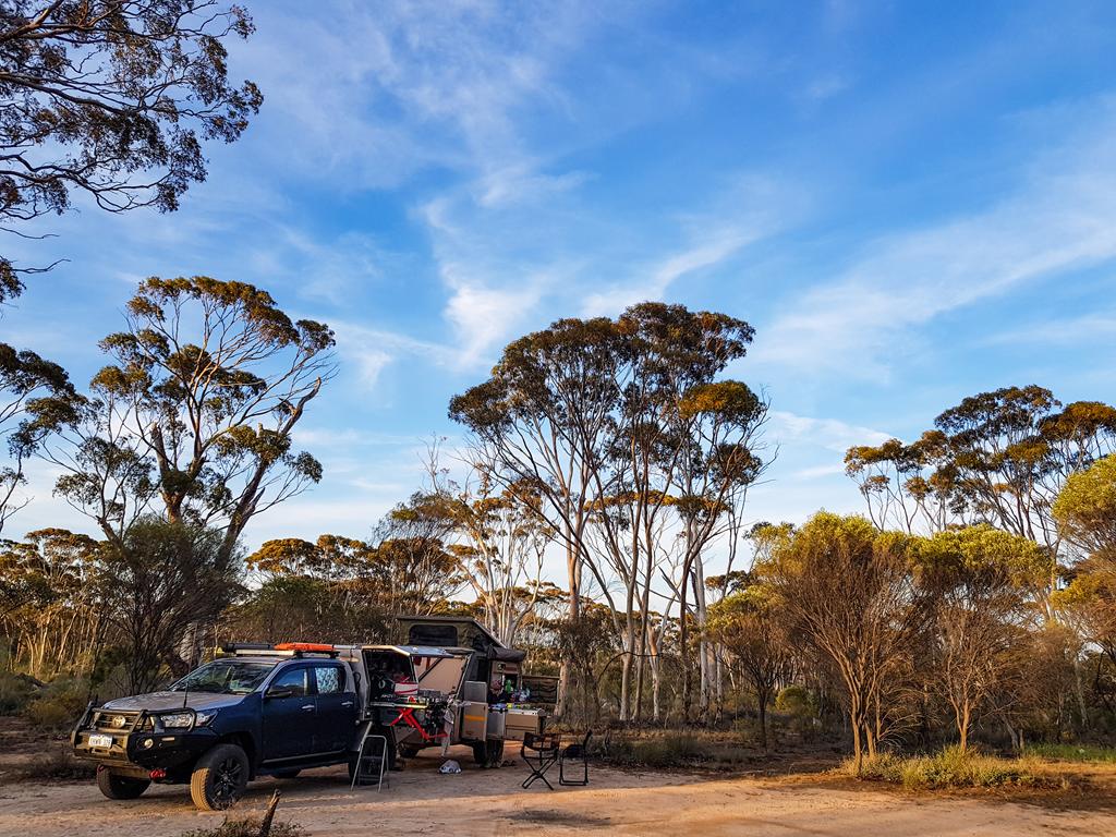 Campers at the Jam Patch