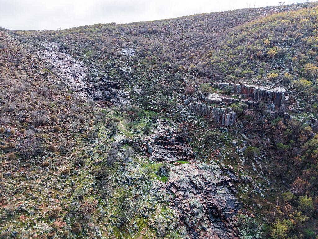 Organ Pipes at the Gawler Ranges National Park