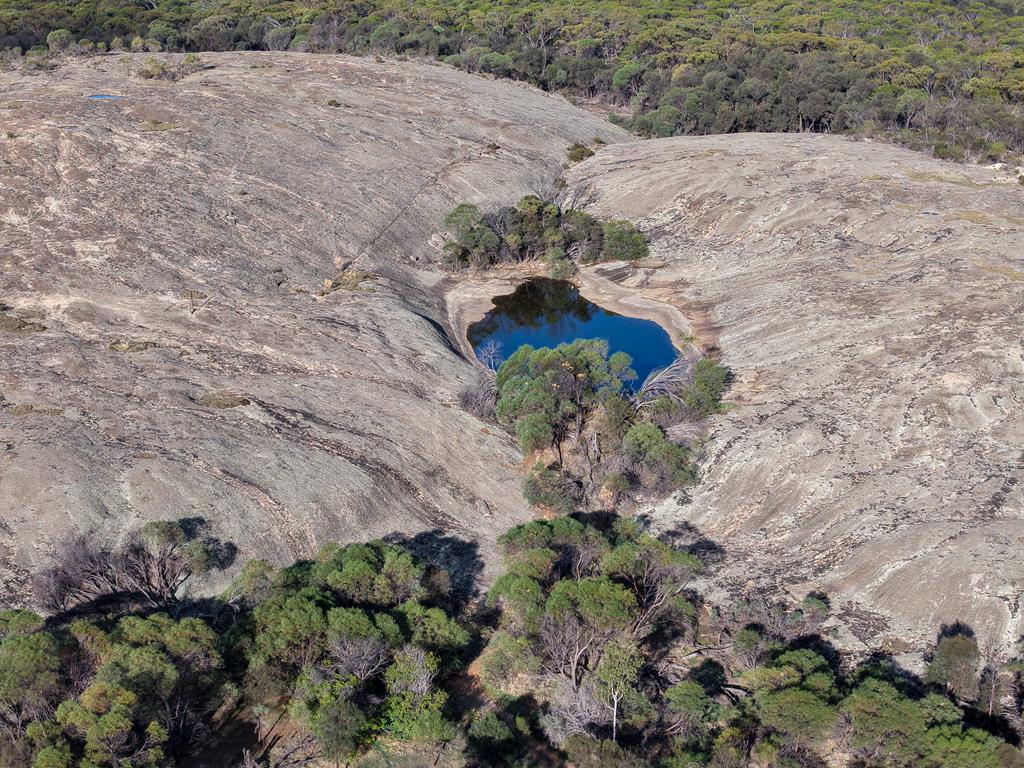 Aerial view of Gorge Rock