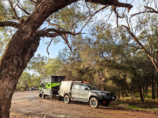 Free camping near Northam in the Avon Valley
