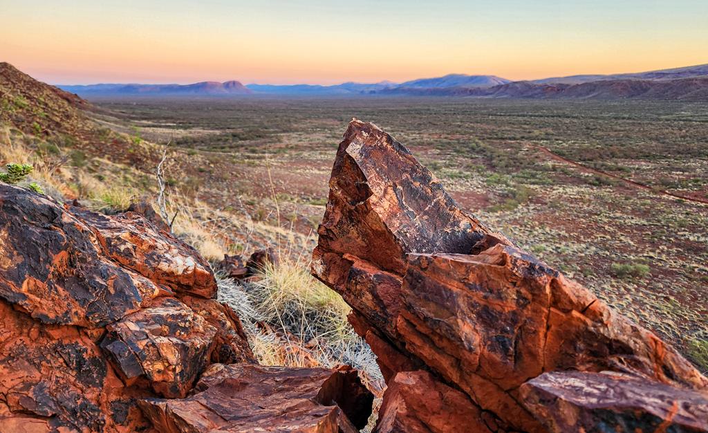 View from the gorge at Cheela Plains